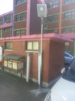 전남 순천 용당초 태양광 가로등 설치사례